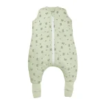 PIJAMA MANTA CON CALCETINES ANTIDESLIZANTES-TOG 2.5- BOTANY GREEN