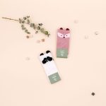 Attisocks Calcetines forma pie Fox & Panda (2 pares) - calcetines antideslizantes - Imagen 8