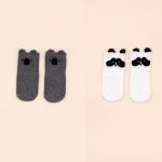 Attisocks Calcetines forma pie Panda & Koala (2 pares) - calcetines antideslizantes