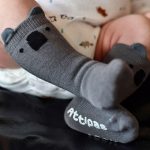 Attisocks Calcetines forma pie Panda & Koala (2 pares) - calcetines antideslizantes - Imagen 4
