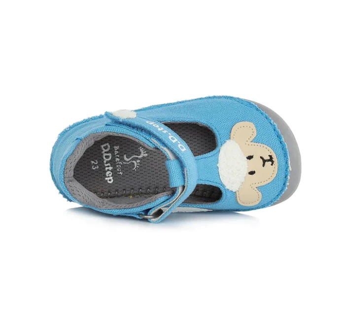 Sandalias respetuosas de lona DDStep Azul C070-368 - Imagen 3