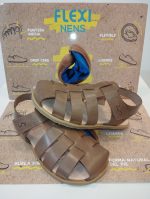 Calzado barefoot Sandalia Flexi Nens 180 Sport Taupe T 30 - Imagen 2