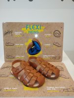 Calzado barefoot Sandalia Flexi Nens 180 Sport Melocotón