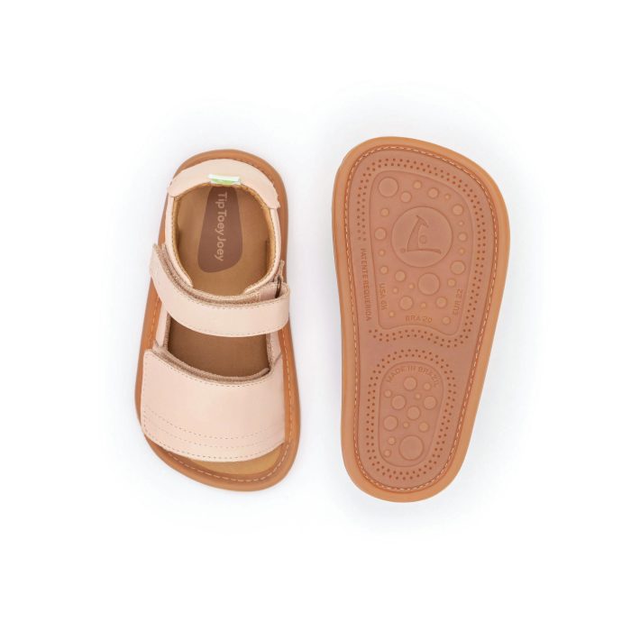 Sandalia respetuosa Tip Toey Joey Sleeky Papaya Cream - Imagen 3