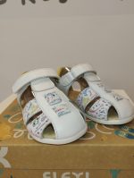Calzado barefoot Sandalia Flexi Nens 240 Salvaje Sandy Blanco Amarillo