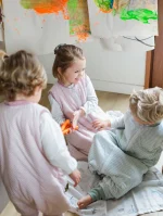 SACO DE DORMIR CON PIES- TOG 1-VICHY PINK - Imagen 3