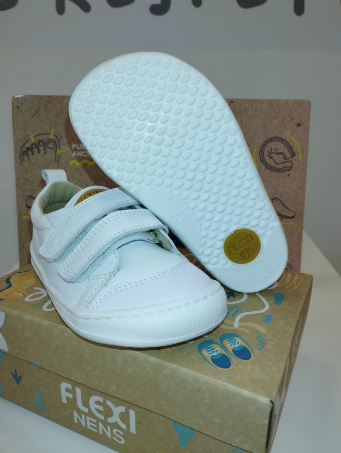 Deportiva colegial respetuosa FlexiNens 9000-R Match Blanco - Imagen 2