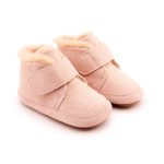 Calzado Respetuoso Primeros Pasos de OldSoles Shloofy Powder Pink Suede