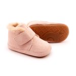 Calzado Respetuoso Primeros Pasos de OldSoles Shloofy Powder Pink Suede - Imagen 3