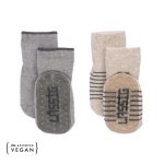 Calcetines Respetuosos Antideslizantes Lassig Gris-Beige