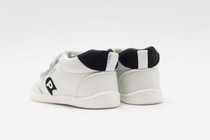 Deportiva Respetuosa Piruflex Vegana Blanca Combinada con Azul - Imagen 4