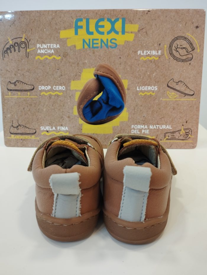 Botín Respetuoso FlexiNens modelo 9010-R Lavanda Caramel/Mostaza/Grey - Imagen 2