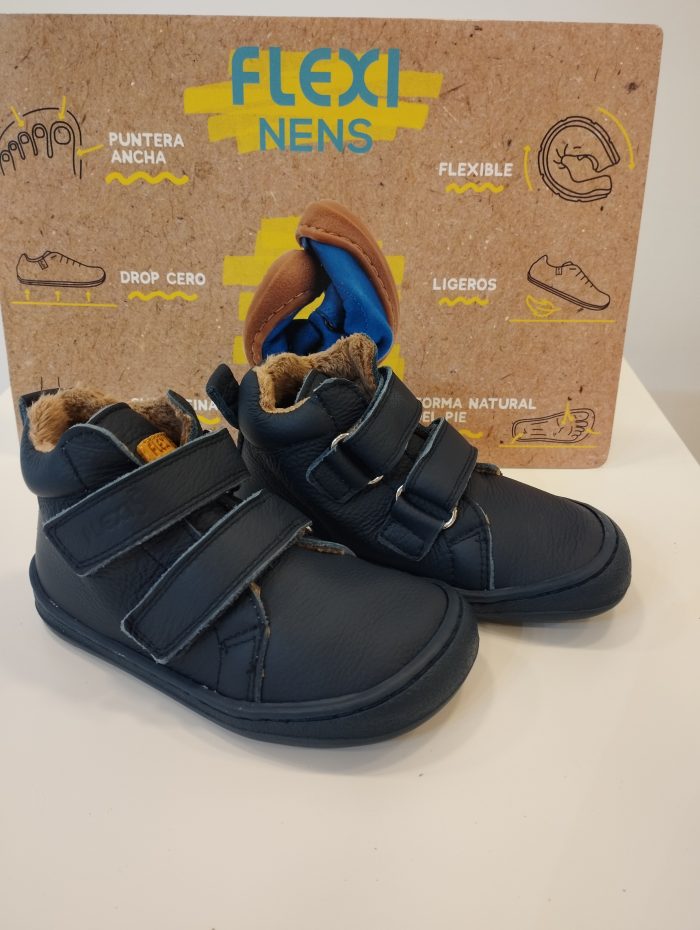 Bota Respetuosa FlexiNens modelo 9012-R F/Mer Merinilla Lavanda Navy - Imagen 2