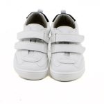 Deportiva Respetuosa Piruflex Vegana Blanca Combinada con Azul - Imagen 2