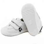 Deportiva Respetuosa Piruflex Vegana Blanca Combinada con Azul - Imagen 3