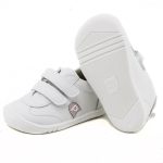 Deportiva Respetuosa Piruflex Vegana Blanca Combinada con Rosa - Imagen 5