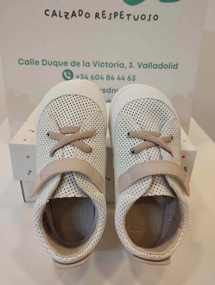 Piruflex Deportiva Microfibra Perforada Blanca y Rosa PF380-2 - Imagen 5