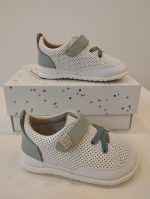 Piruflex Deportiva Microfibra Perforada Blanca y Verde PF380-5 - Imagen 4