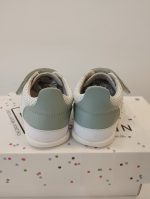 Piruflex Deportiva Microfibra Perforada Blanca y Verde PF380-5 - Imagen 2