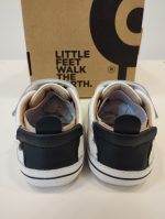 Deportiva respetuosa de primeros pasos Old Soles 0083RT Baby Mesh Blanca y azul - Imagen 3
