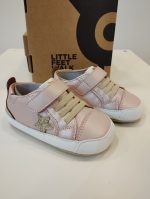 Deportiva respetuosa de primeros pasos Old Soles 0085RT Rosa y dorado