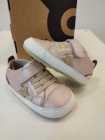 Deportiva respetuosa de primeros pasos Old Soles 0085RT Rosa y dorado - Imagen 2