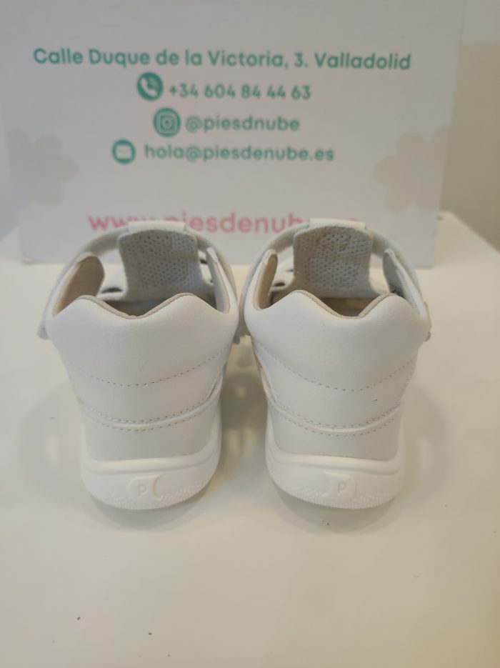 Sandalias Piruflex Microfibra Perforada Blanco - Imagen 3