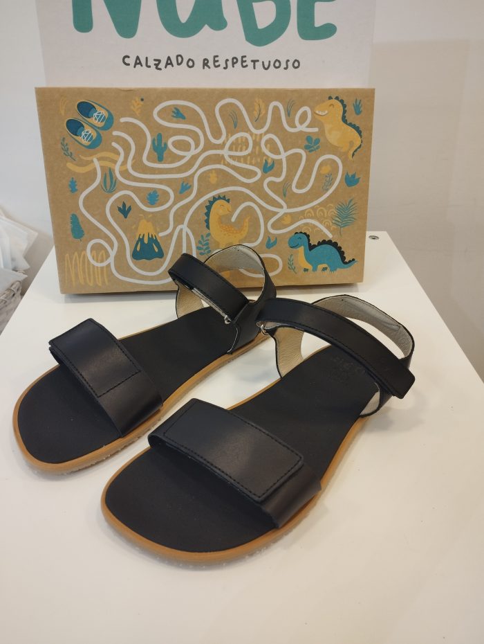 Sandalias 70145 LI PR Salvaje Negro FlexiNens - Imagen 2