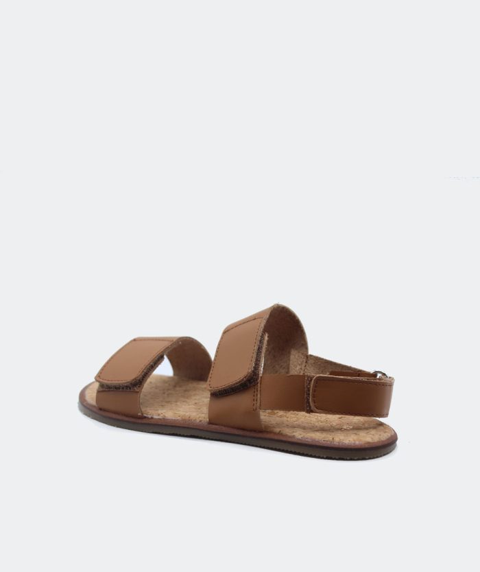 Sandalias respetuosas Blanditos by Crio's Coral Cuero - Imagen 2