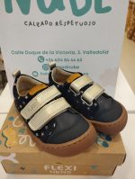 Zapato respetuoso FlexiNens Madison 9000-R Match Marino Cava con Estrellas