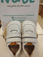 Deportiva colegial respetuosa FlexiNens 9015-R Match Blanco - Imagen 3