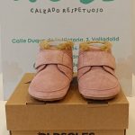 Botas forradas respetuosa de primeros pasos Old Soles 0044R SHLOOFY Kiss Suede