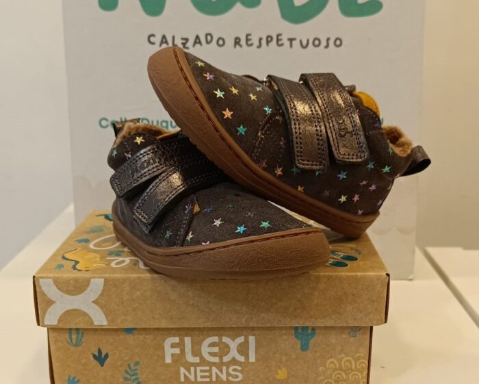 Bota Respetuosa FlexiNens 9010-R F/MER. FLEXI NENS MERINILLA. SEREN/TUCSON GRIS/PLOMO - Imagen 2