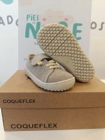 Deportiva Respetuosa Coqueflex Kids Lona color Piedra - Imagen 3