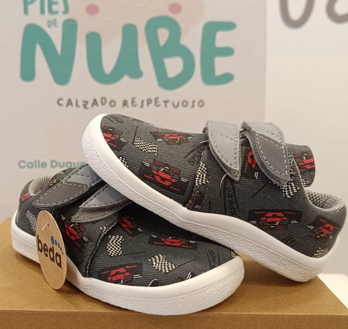 Deportiva de lona Beda GREY FORMULA - Imagen 2