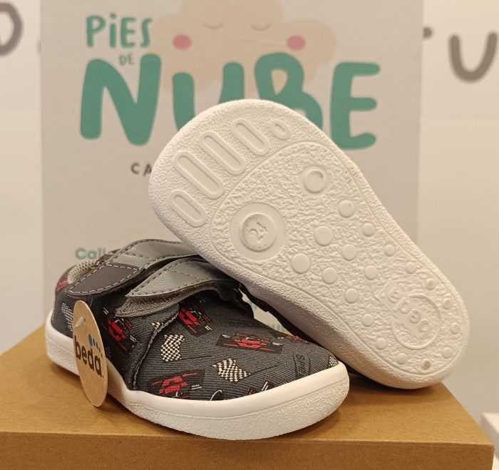 Deportiva de lona Beda GREY FORMULA - Imagen 3