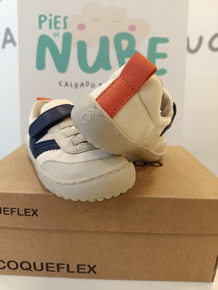 Deportiva Respetuosa Coqueflex Kids Yvory/Cloud/Crudo - Imagen 2