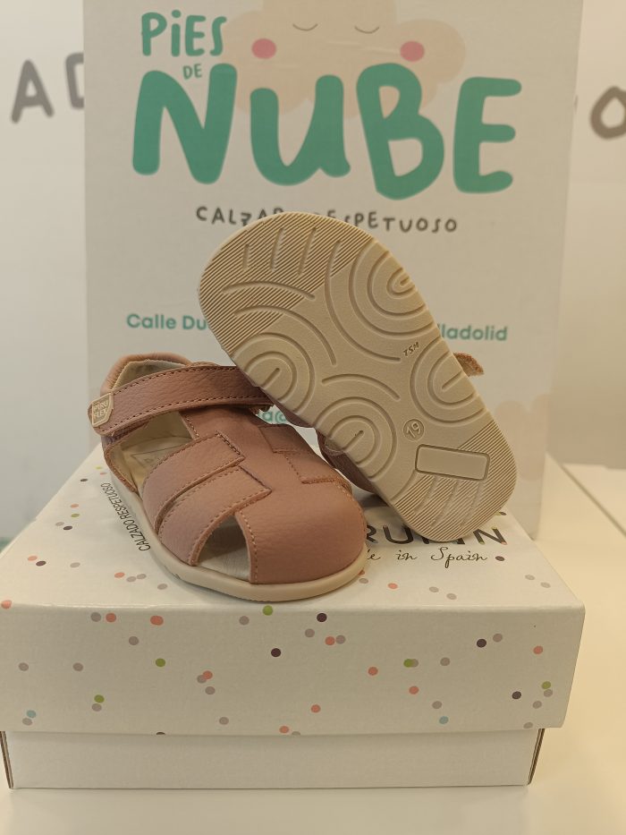 Sandalias Piruflex Piel 394-3 Rosa - Imagen 3