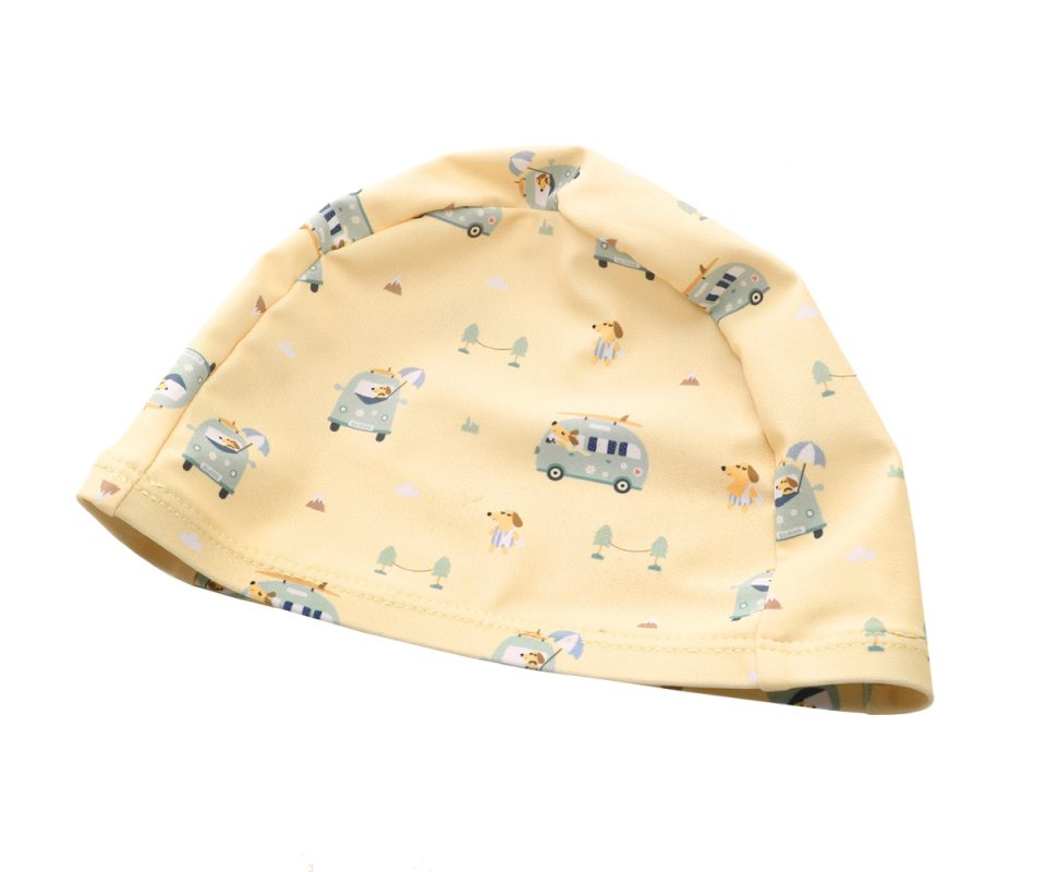 Gorro De Natación Tela Rosado Talla S