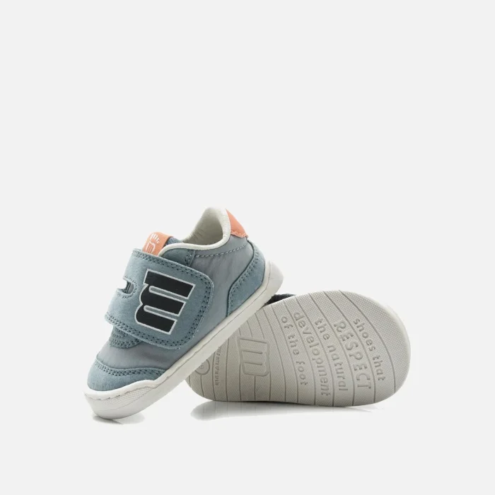 Calzado Respetuoso Mustang Free Baby Petróleo/Naranja - Imagen 3