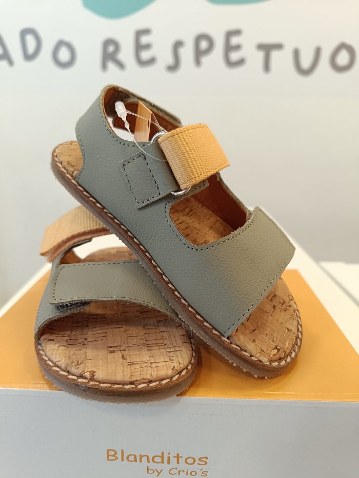 Sandalias respetuosas Blanditos by Crio's CASPIO Verde - Imagen 3