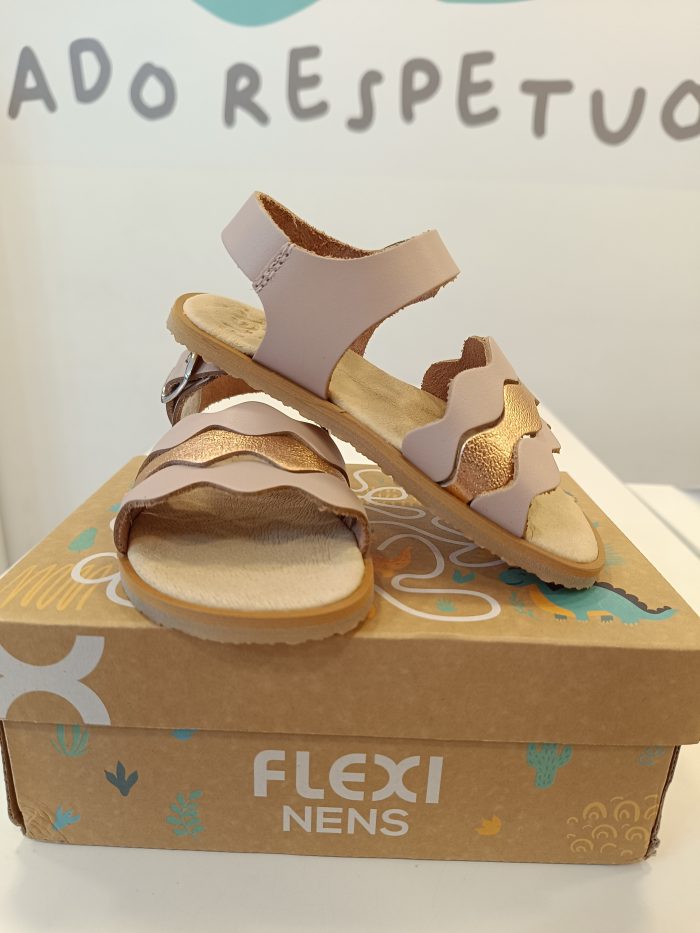 Sandalias FlexiNens 5135 LI Box/Caprone Nude - Imagen 3