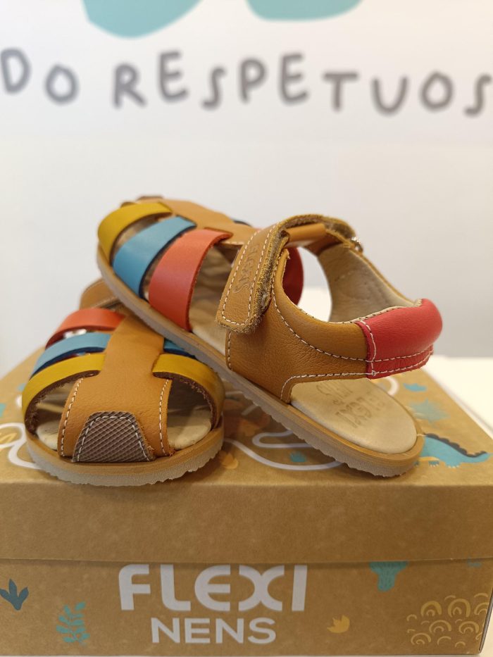 Sandalias FlexiNens 70158 LI Taupe/Moraje/Skimo - Imagen 2