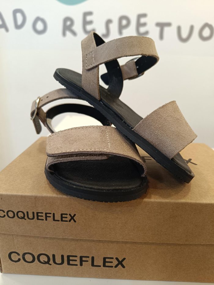 Sandalias Coqueflex Serraje Nikel - Imagen 3