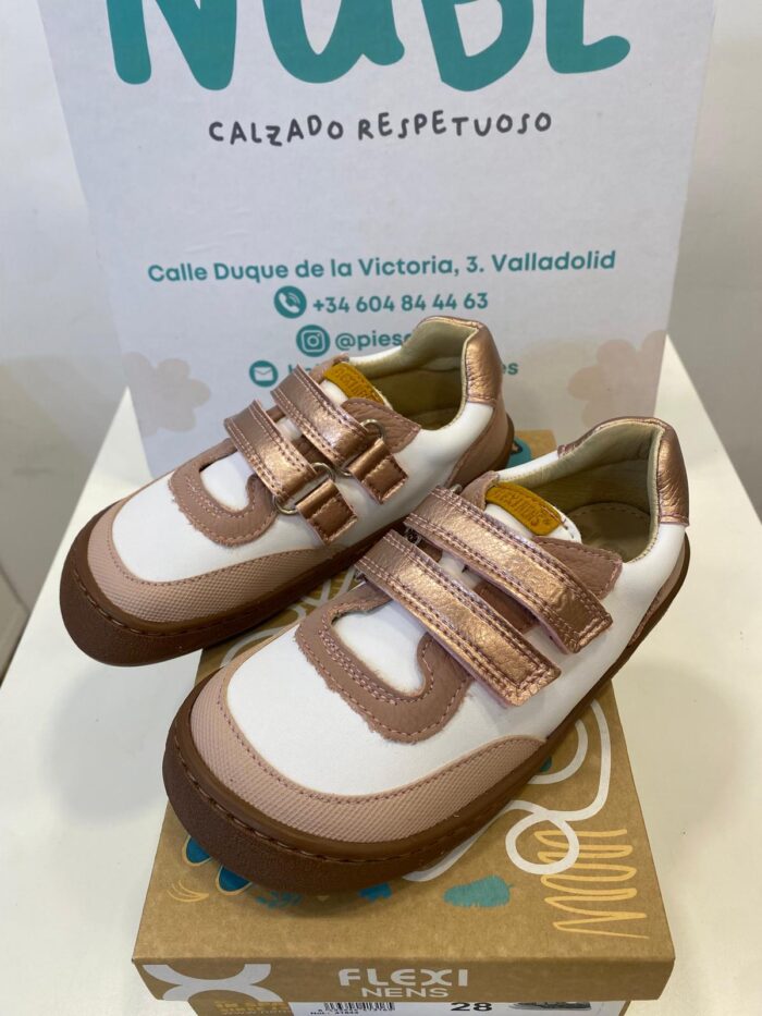 Calzado respetuoso FlexiNens 9015-R MATCH/SALVAJE/LAVANDA/KOBE NUDE/BLANCO/PINK - Imagen 2