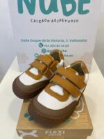Calzado respetuoso FlexiNens 9015-R MAT/SAL Taupe/Blanco/Mojave