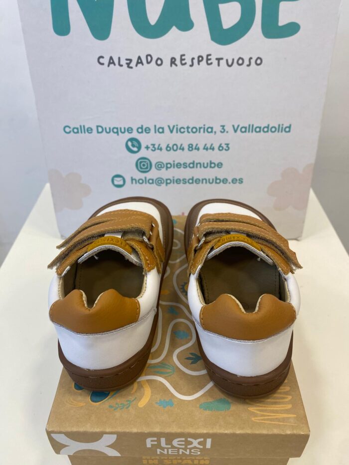 Calzado respetuoso FlexiNens 9015-R MAT/SAL Taupe/Blanco/Mojave - Imagen 2