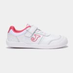 Deportiva respetuosa colegial JOMA modelo VELA JR 25 Blanco Rosa