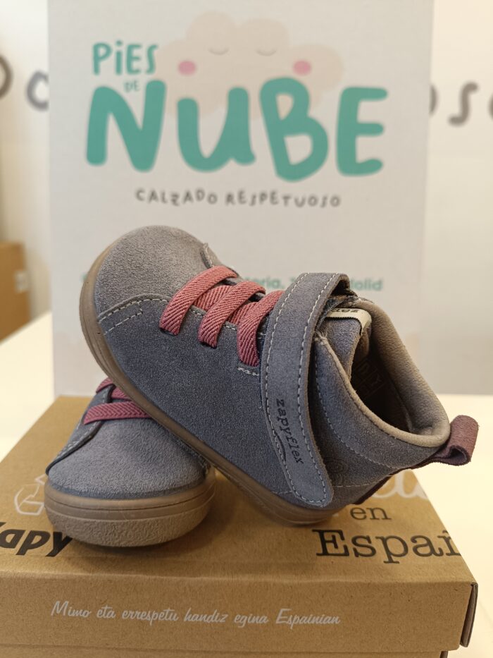 Botas Respetuosas ZapyFlex Modelo AK310125 Bolonia Nikel Vino - Imagen 3