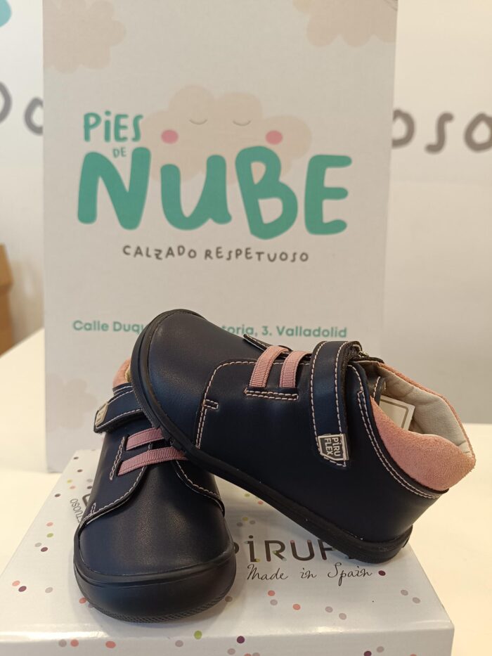 Bota Piruflex Respetuosa Marino/Rosa PF242-8 - Imagen 2